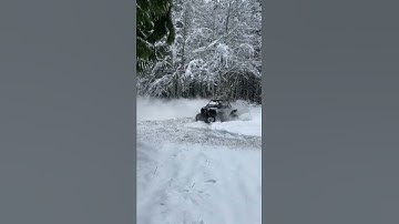 RZR in the snow