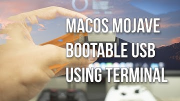 macOS Mojave Bootable USB using Terminal