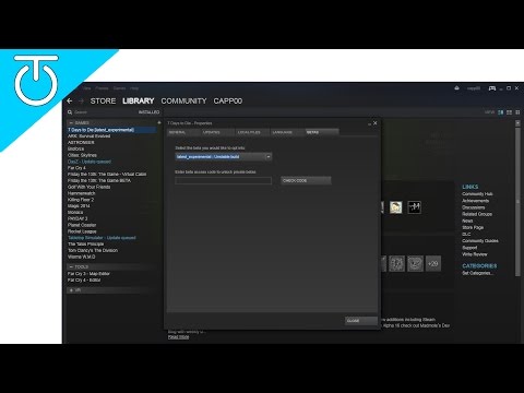 How to Download Beta & Experimental Game Versions in Steam