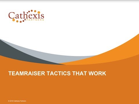 TeamRaiser™ Tactics that Work