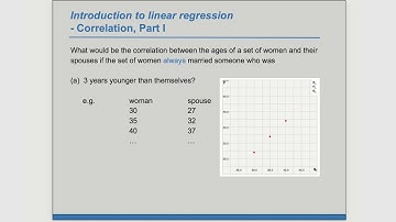 Linear Regression Example - Spouse Age 8.15 (OpenIntro Statistics / Advanced High School Statistics)