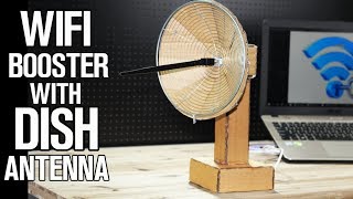WiFi Antenna BiLoop Cantenna Dish Wireless Booster Long Range GET FREE INTERNET 