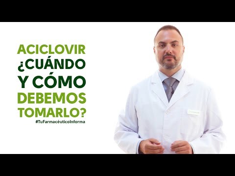 Vídeo: Acyclovir Avexima - Instrucciones De Uso De Tabletas De 200 Y 400 Mg