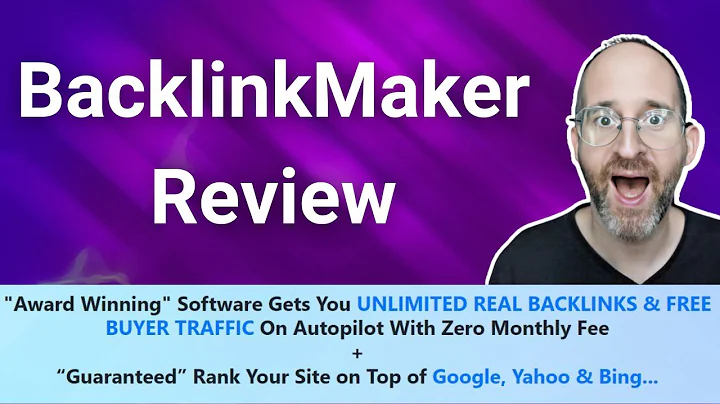 Boost your website's ranking with BacklinkMaker!