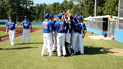 Stamford, CT Babe Ruth All Stars  Pre-game Huddle ...