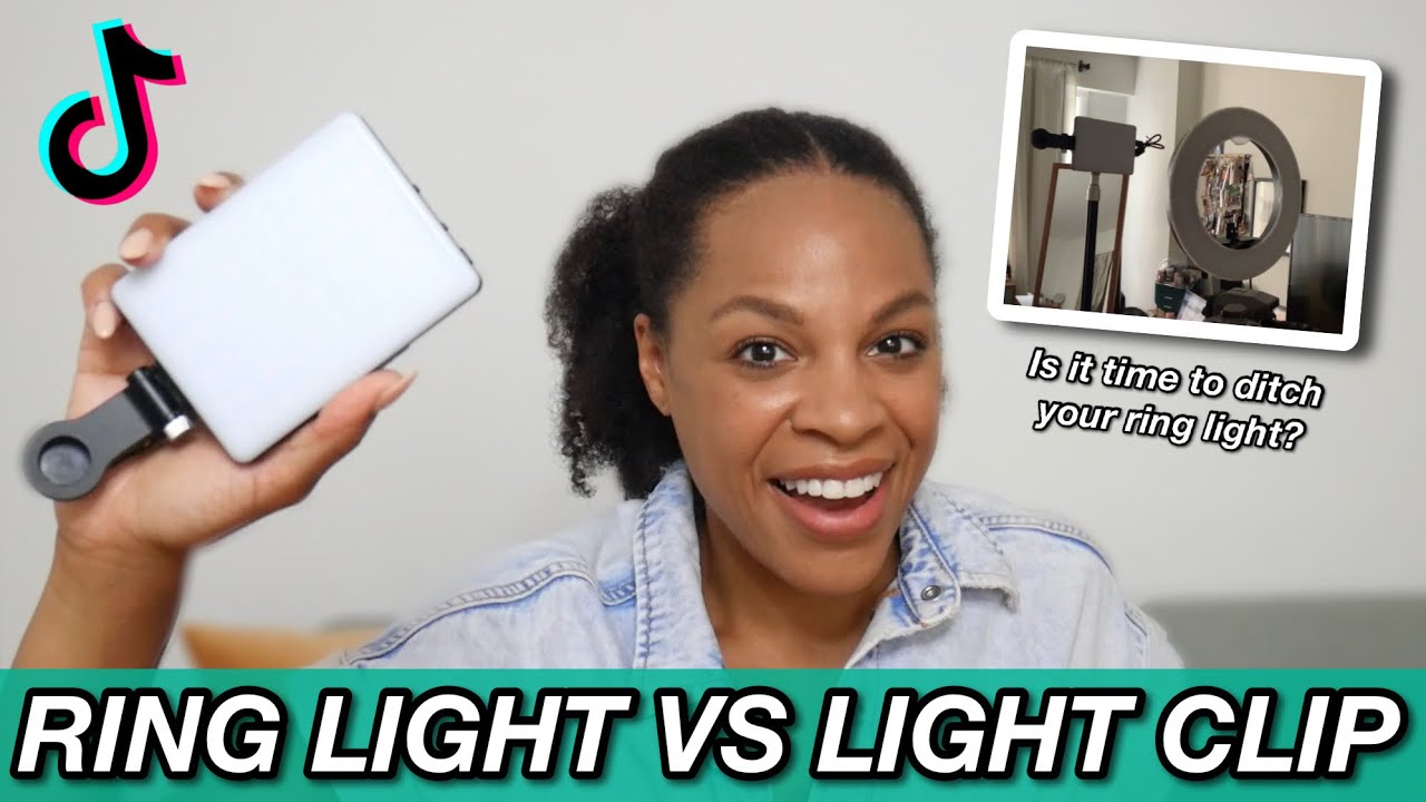 portable LIGHT CLIP vs RING LIGHT if you’re a CONTENT CREATOR, watch