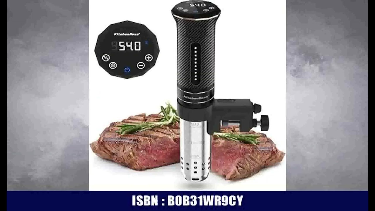 KitchenBoss Sous Vide Garer Stick PrÃ¤zisionskocher PrÃ¤ziser: G300T Temperatureinstellung IPX7