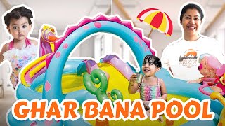 Ghar bana swimming pool | HINDI | WITH ENGLISH SUBTITLES | Debina Decodes |