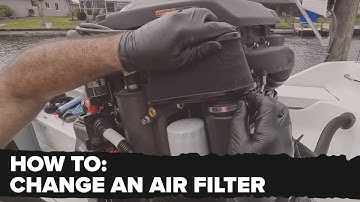 How to Change an Outboard Air Filter | Mercury Verado L6 200 - 400HP