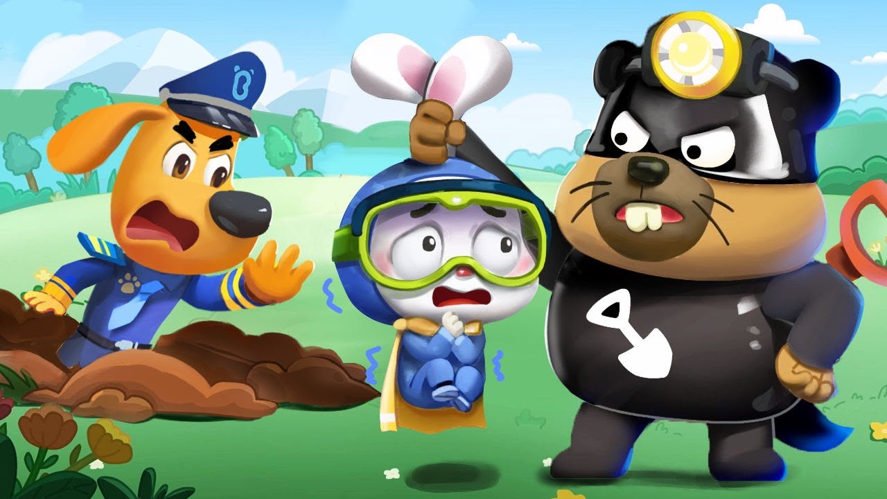 きりのひ だいついげき ラブール警部の事件簿 子供向け安全教育 赤ちゃんが喜ぶアニメ 動画 ベビーバス Babybus Youtube