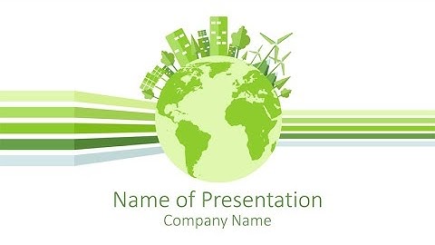 Sustainability PowerPoint Template