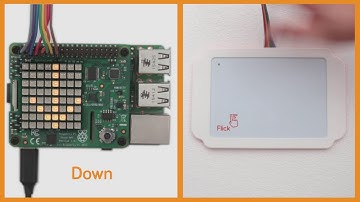 Flick 3D Tracking & Gesture Control Board for Raspberry Pi - Swipe Demo