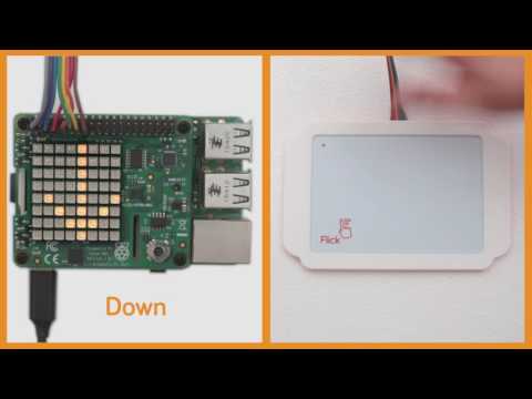 Flick 3D Tracking & Gesture Control Board for Raspberry Pi - Swipe Demo