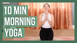 10 Min Morning Yoga - Full Body Vinyasa Flow All Levels