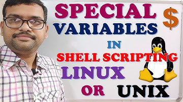 SPECIAL VARIABLES IN LINUX / UNIX || COMMAND LINE ARGUMENTS || LINUX / UNIX ENVIRONMENT