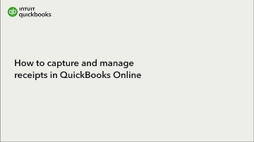 How to capture and manage receipts in QuickBooks Online