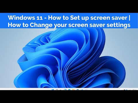 Windows 11 - How to Set up screen saver | How to Change your screen saver settings | Windows 11 hqdefault