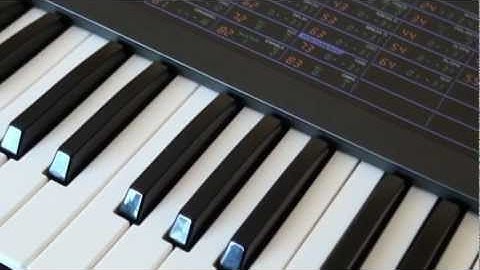 KORG DW-6000 Synthesizer Demo Song