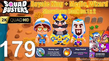Squad Busters - Walkthrough Gameplay Part 179 - Royale King, Medic, Wizard - Showdown