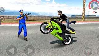 Stunt Riding Girl on Motorbike racing video game #2 - Xtreme Motorbikes Android IOS screenshot 5
