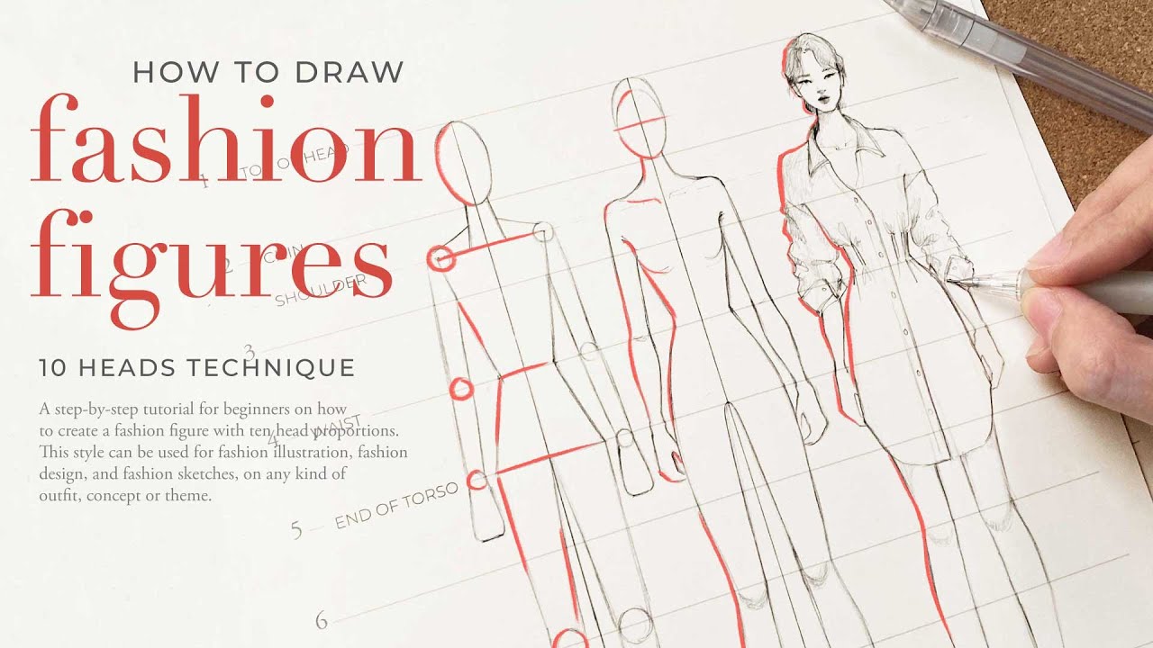 Fashion Dress Drawing and Design Illustration Figure Drawing and Sketching  Techniques  Croquis Drawing