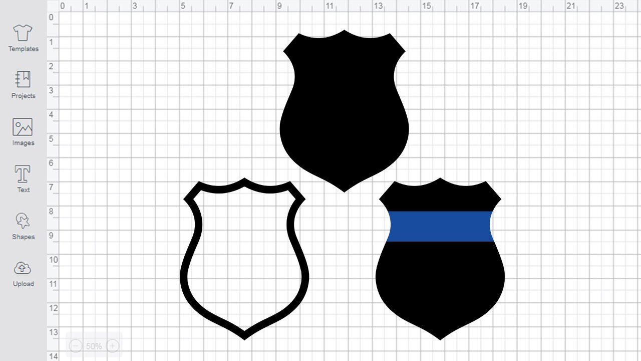 Police Officer Badge SVG