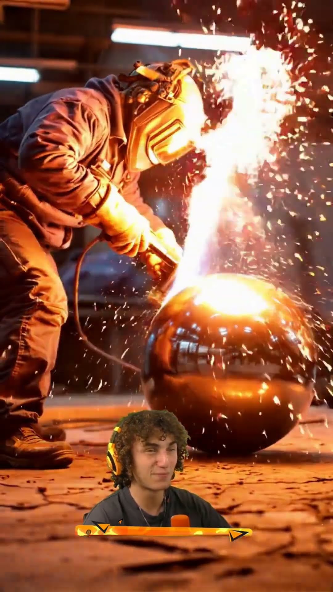 Plasma CUTS Through WORLD'S ROUNDEST Steel Orb!
