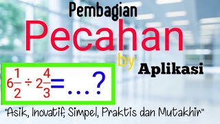 Pembagian Pecahan Berbasis Aplikasi Android screenshot 5