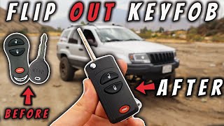 Upgrading Key and Fob with New Flip Out on Jeep WJ Grand Cherokee