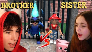 1v1 GODLY BET vs LITTLE SISTER in Murder Mystery 2! (Roblox)