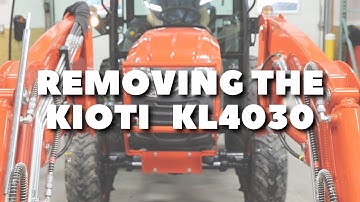 How to remove Kioti KL4030 Front Loader