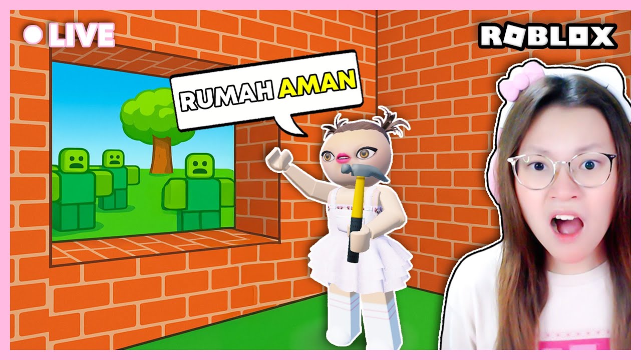 MEMBANGUN RUMAH MONSTER ANTI KEINYOT ?!! [BUILD AND SURVIVE ROBLOX INDONESIA]