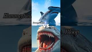Battle of Hummerhed Shark vs Jörmungandr, Orca, Leviathan, Bloop, Kraken, White shark, Crocodile ☠️😈