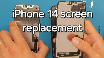 iPhone 14 screen replacement step by step  voice guide