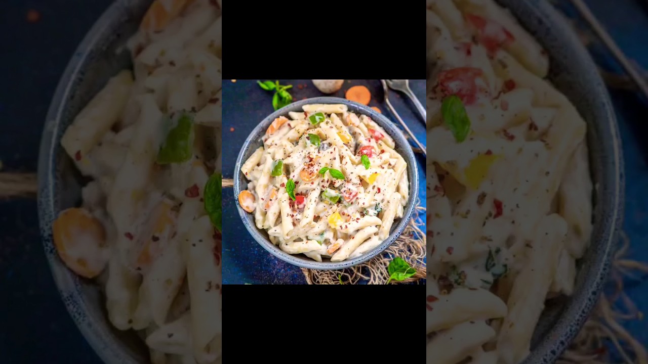 Tasty and easy white pasta recipe 😋   
