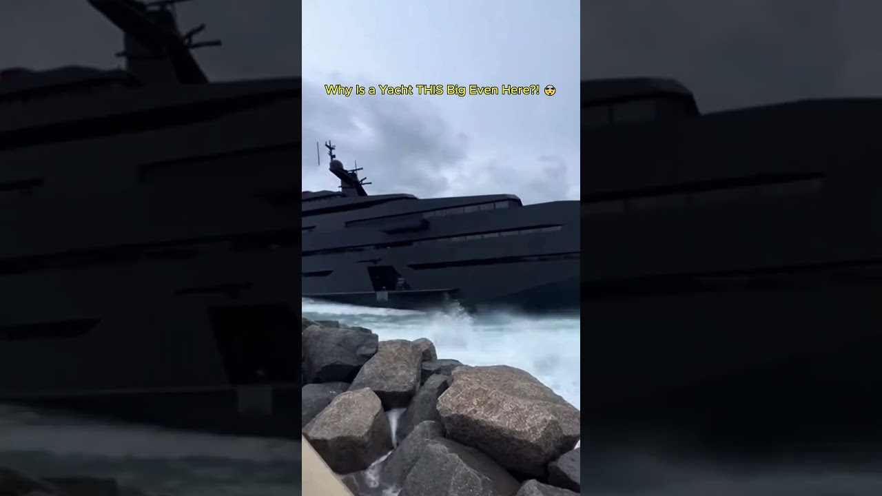 Who Brings a Yacht This Size Through Here?!  