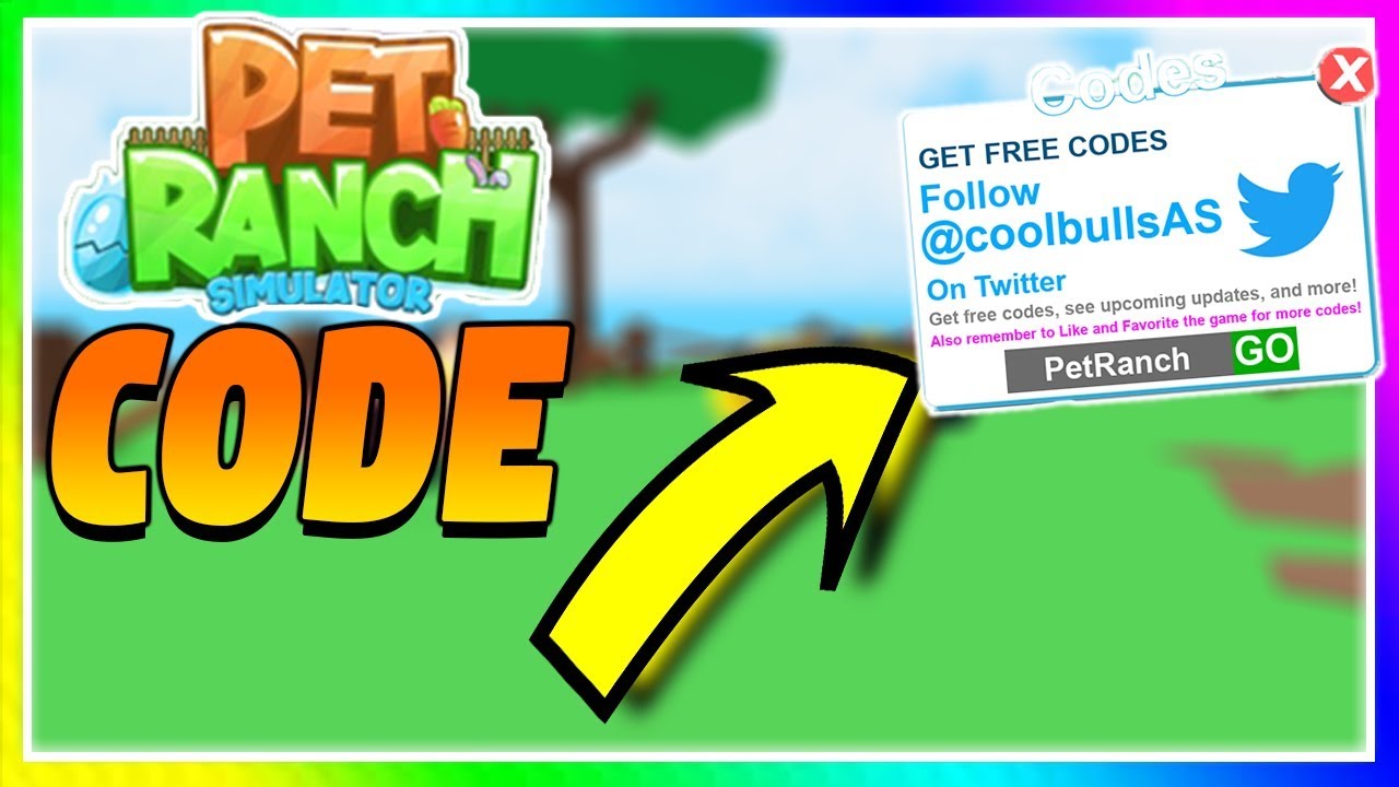 Pet Ranch Simulator New Code Free Coins Youtube