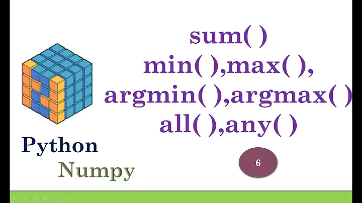 Python NumPy Tutorial | Machine Learning Basic Part-6 | Functions in Numpy