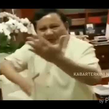 Joget pak Prabowo   yg pnting happyy