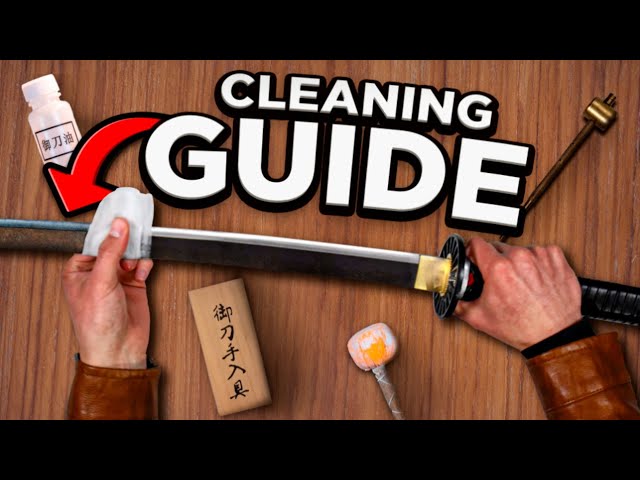 How to Clean a Japanese Katana and Saya (Sheath) - Dengarden