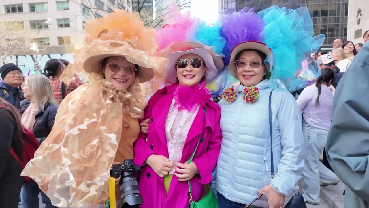 🎩🌸🐣 Easter Parade and Bonnet Festival - Пасхальный парад и фестиваль шляп Fifth Avenue New York City thumbnail
