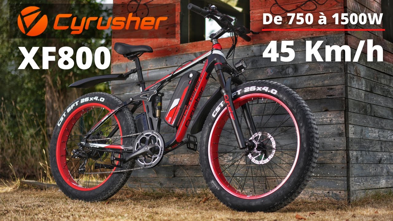 Le Vélo électrique le plus rapide du marché ! CYRUSHER XF800 YouTube — free download