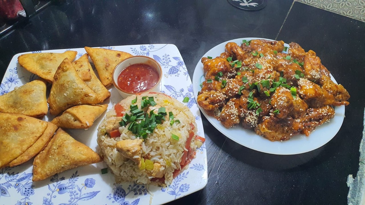 ⁹Honey  wings Recipe |  Chicken Egg Fried Rice Recipe | Chinese | Himenfoods