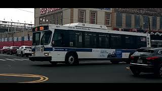 Q22 Bus (2005 Orion Vll Hybrid #6511) Departs Beach 88th Street Bus Stop In Far Rockaway
