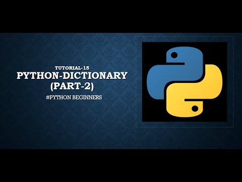 What is dictionary in python (part-2)