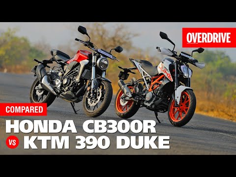 Honda Cb300r Vs Ktm 390 Duke Comparison Test Overdrive