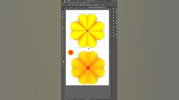 Adobe Illustrator | Blend Tool | Floral Design In Illustrator | Flower Design #shorts #illustrator