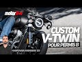 Custom vtwin pour permis b  motorlive