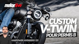 Custom V-Twin Pour Permis B - Motorlive