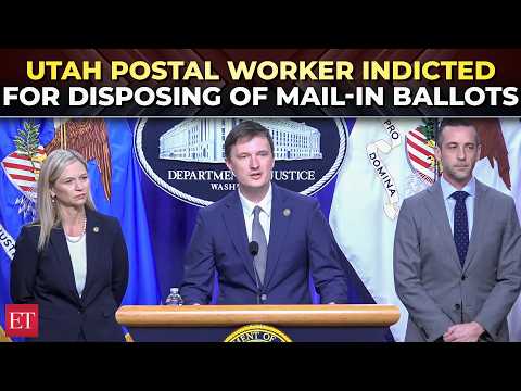 'He dumped 300 ballots out of laziness': DOJ charges Utah postal worker | Mail-in voting crackdown